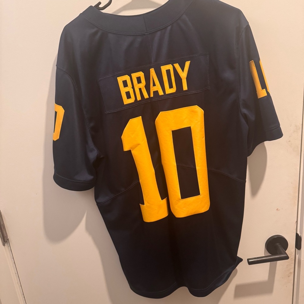Michigan Jordan Tom Brady Authentic Jersey